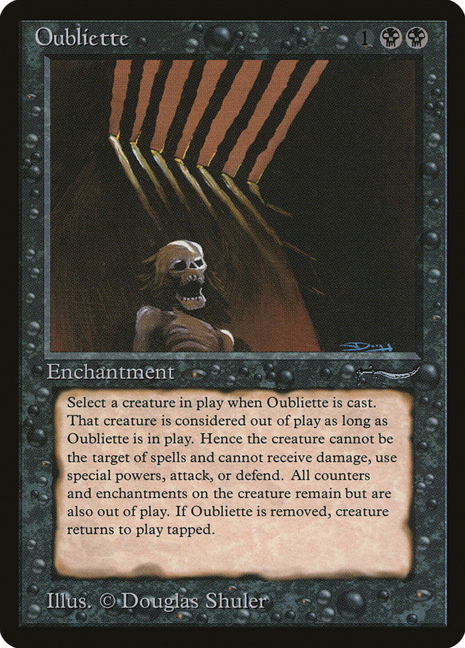 Oubliette (Dark Mana Cost) [Arabian Nights] | Fandemonia Ltd
