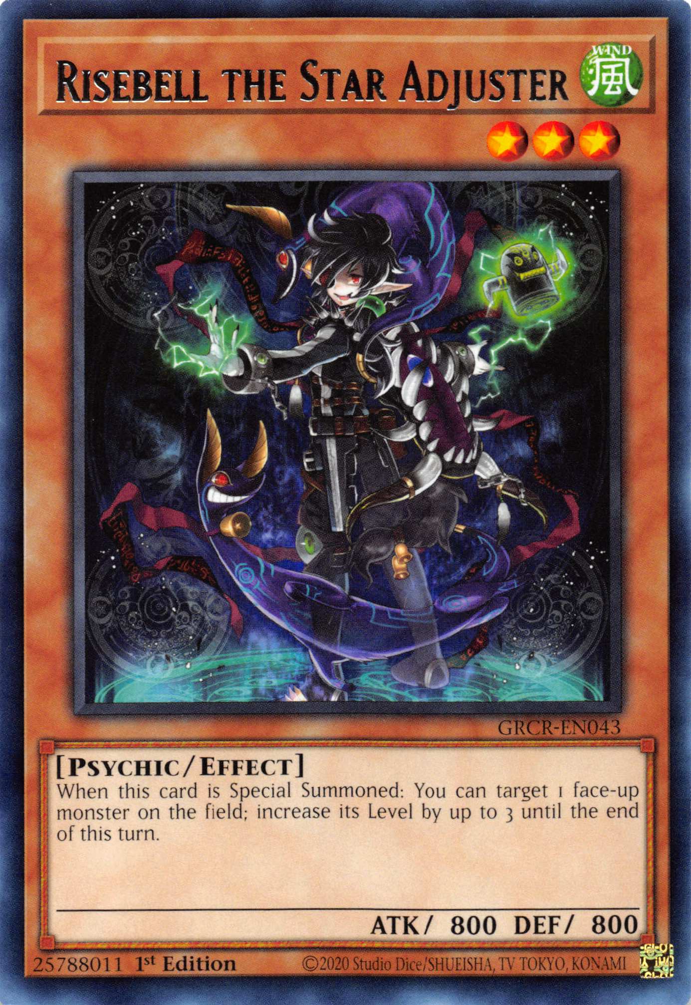 Risebell the Star Adjuster [GRCR-EN043] Rare | Fandemonia Ltd