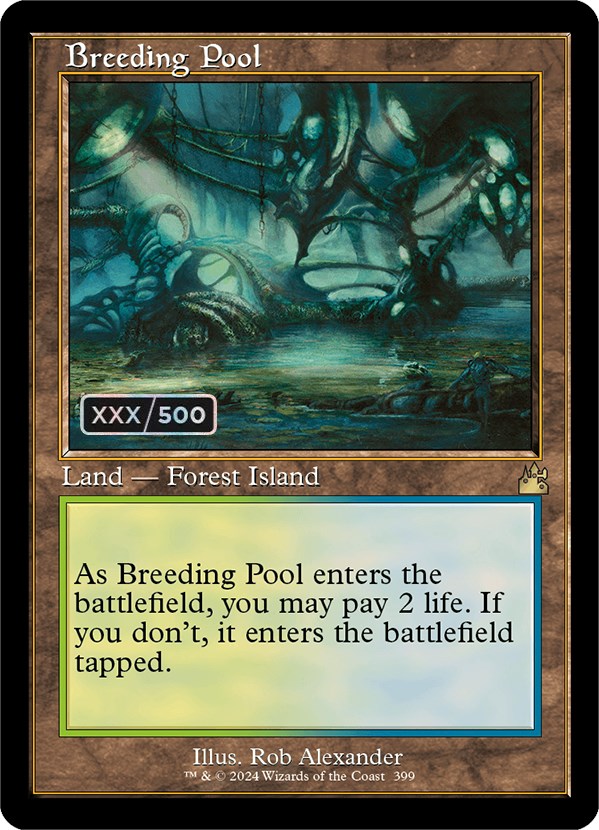 Breeding Pool (Retro) (Serialized) [Ravnica Remastered] | Fandemonia Ltd