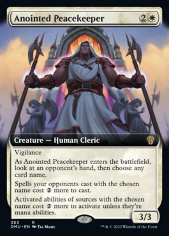 Anointed Peacekeeper (Extended Art) [Dominaria United] | Fandemonia Ltd