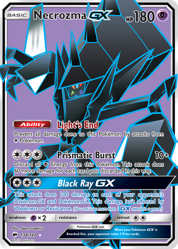 Necrozma GX (134/147) [Sun & Moon: Burning Shadows] | Fandemonia Ltd