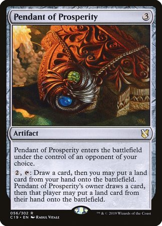 Pendant of Prosperity [Commander 2019] | Fandemonia Ltd