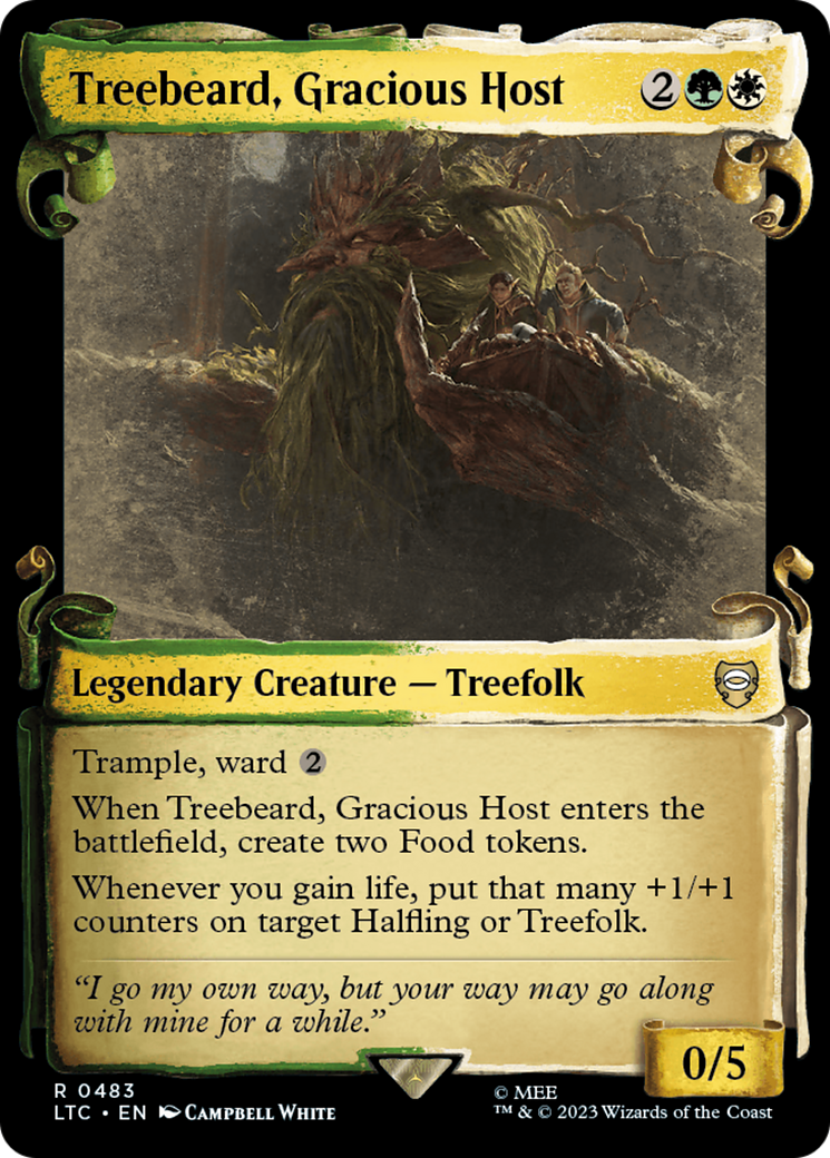 Treebeard, Gracious Host [The Lord of the Rings: Tales of Middle-Earth Commander Showcase Scrolls] | Fandemonia Ltd