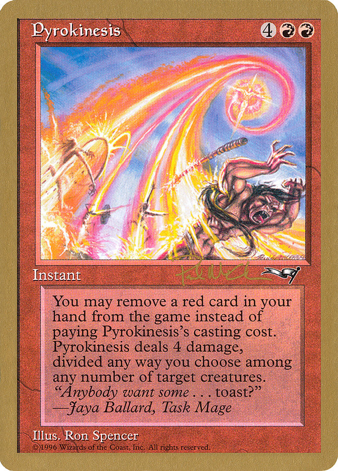 Pyrokinesis (Paul McCabe) [World Championship Decks 1997] | Fandemonia Ltd