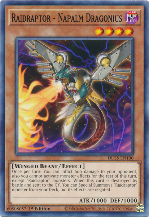 Raidraptor - Napalm Dragonius [DLCS-EN100] Common | Fandemonia Ltd