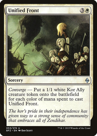 Unified Front [Battle for Zendikar] | Fandemonia Ltd