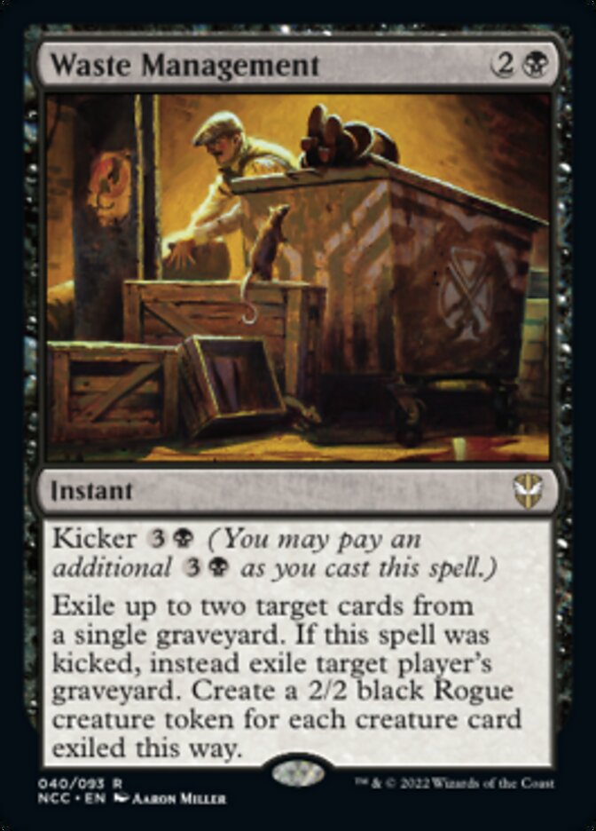 Waste Management [Streets of New Capenna Commander] | Fandemonia Ltd