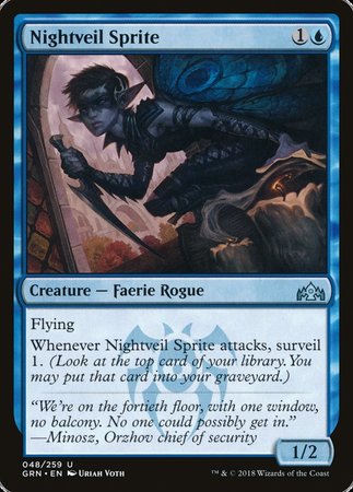 Nightveil Sprite [Guilds of Ravnica] | Fandemonia Ltd