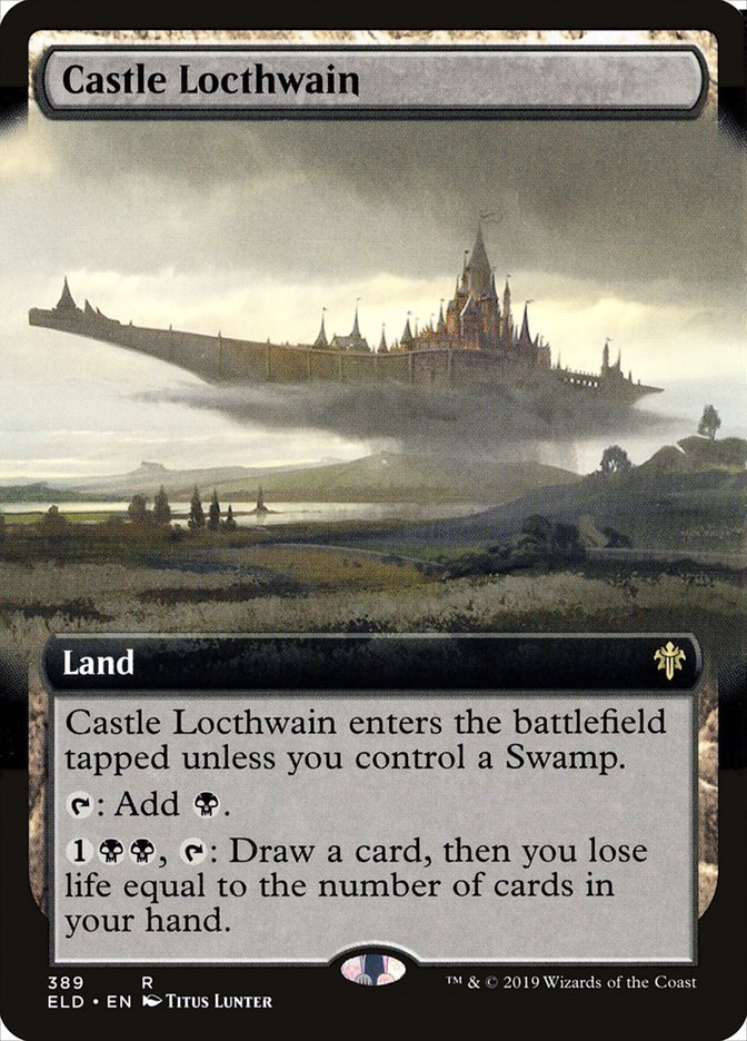 Castle Locthwain (Extended Art) [Throne of Eldraine] | Fandemonia Ltd