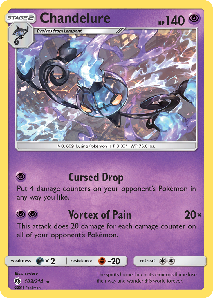 Chandelure (103/214) [Sun & Moon: Lost Thunder] | Fandemonia Ltd
