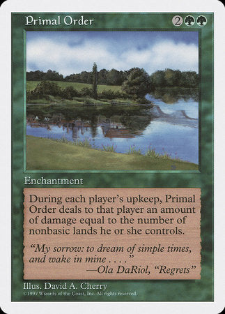 Primal Order [Fifth Edition] | Fandemonia Ltd