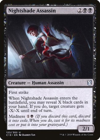 Nightshade Assassin [Commander 2019] | Fandemonia Ltd