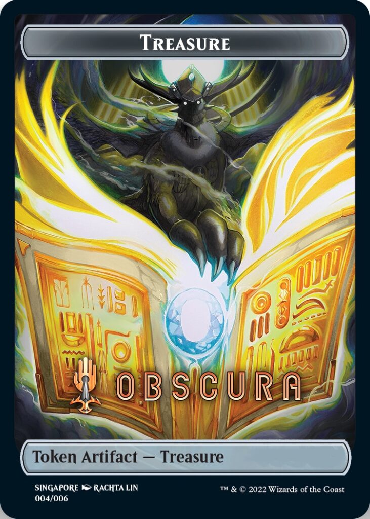 Treasure Token (Obscura) (Southeast Asia Artists) [Streets of New Capenna Tokens] | Fandemonia Ltd