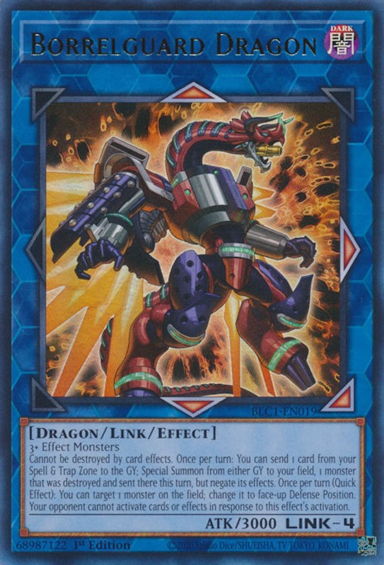 Borrelguard Dragon [BLC1-EN019] Ultra Rare | Fandemonia Ltd