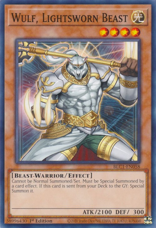 Wulf, Lightsworn Beast [BLC1-EN058] Common | Fandemonia Ltd