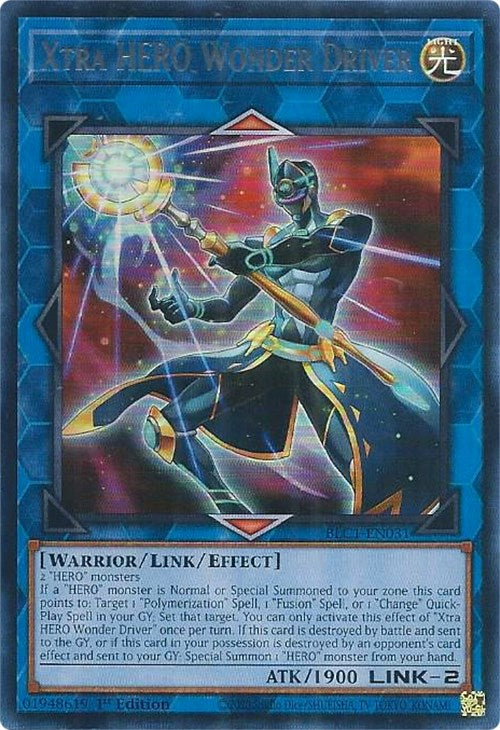 Xtra HERO Wonder Driver (Silver) [BLC1-EN031] Ultra Rare | Fandemonia Ltd