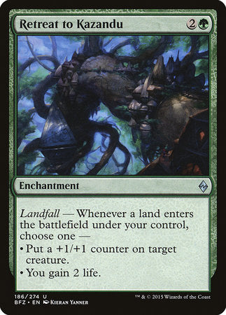 Retreat to Kazandu [Battle for Zendikar] | Fandemonia Ltd