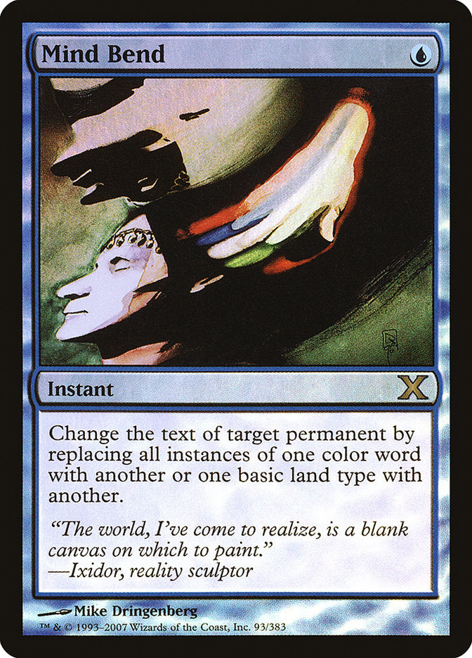 Mind Bend (Premium Foil) [Tenth Edition] | Fandemonia Ltd