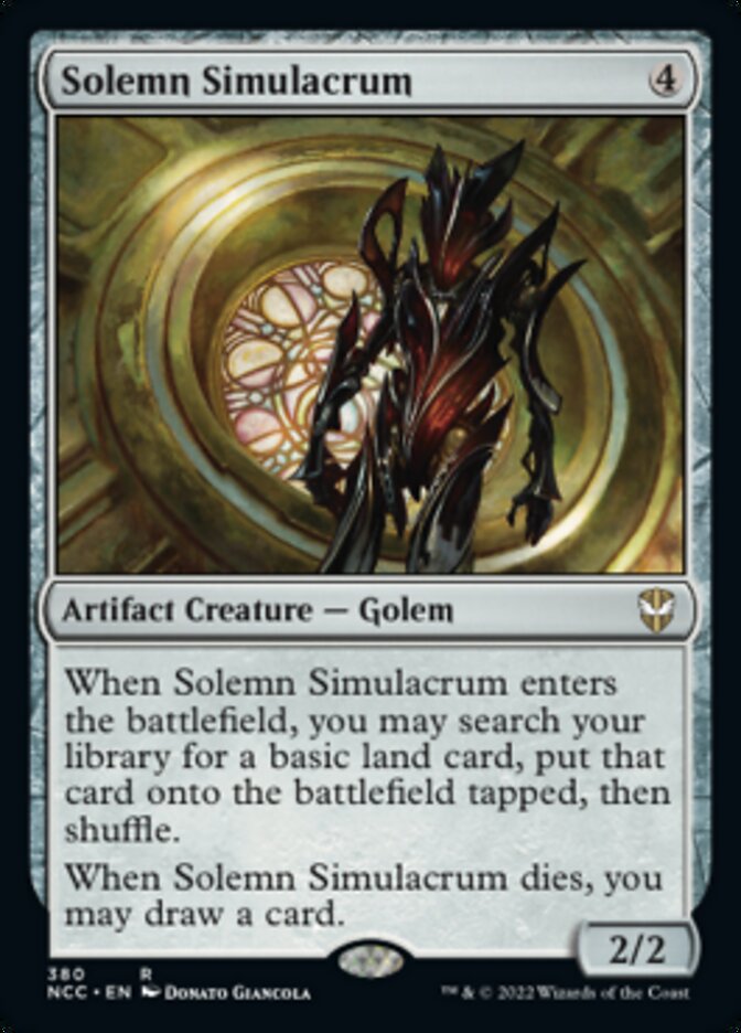 Solemn Simulacrum [Streets of New Capenna Commander] | Fandemonia Ltd