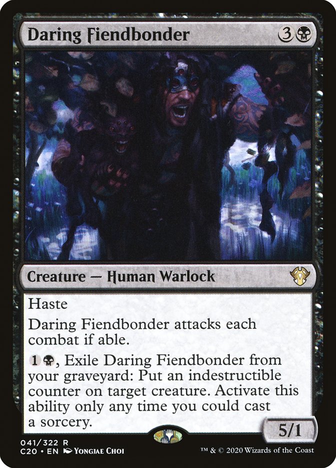Daring Fiendbonder [Commander 2020] | Fandemonia Ltd