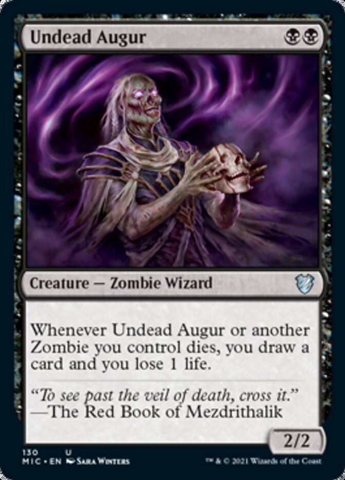 Undead Augur [Innistrad: Midnight Hunt Commander] | Fandemonia Ltd