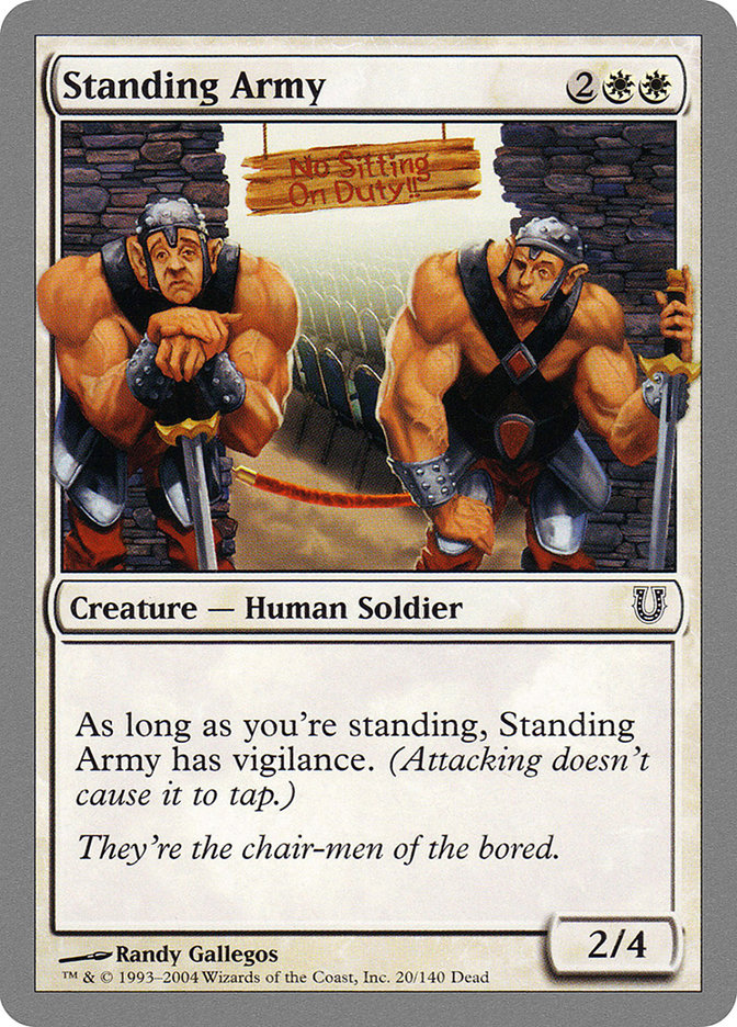 Standing Army [Unhinged] | Fandemonia Ltd