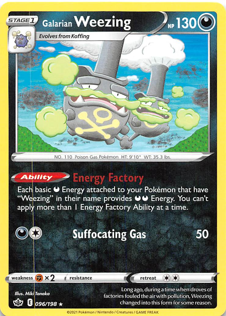 Galarian Weezing (096/198) [Sword & Shield: Chilling Reign] | Fandemonia Ltd
