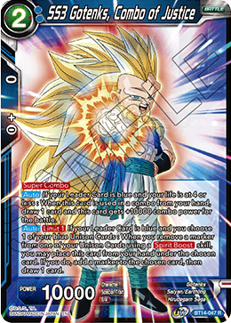 SS3 Gotenks, Combo of Justice (BT14-047) [Cross Spirits] | Fandemonia Ltd