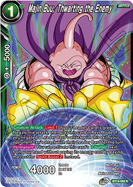 Majin Buu, Thwarting the Enemy (BT14-083) [Cross Spirits] | Fandemonia Ltd