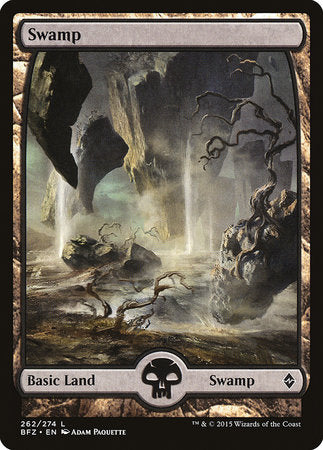 Swamp (262) - Full Art [Battle for Zendikar] | Fandemonia Ltd