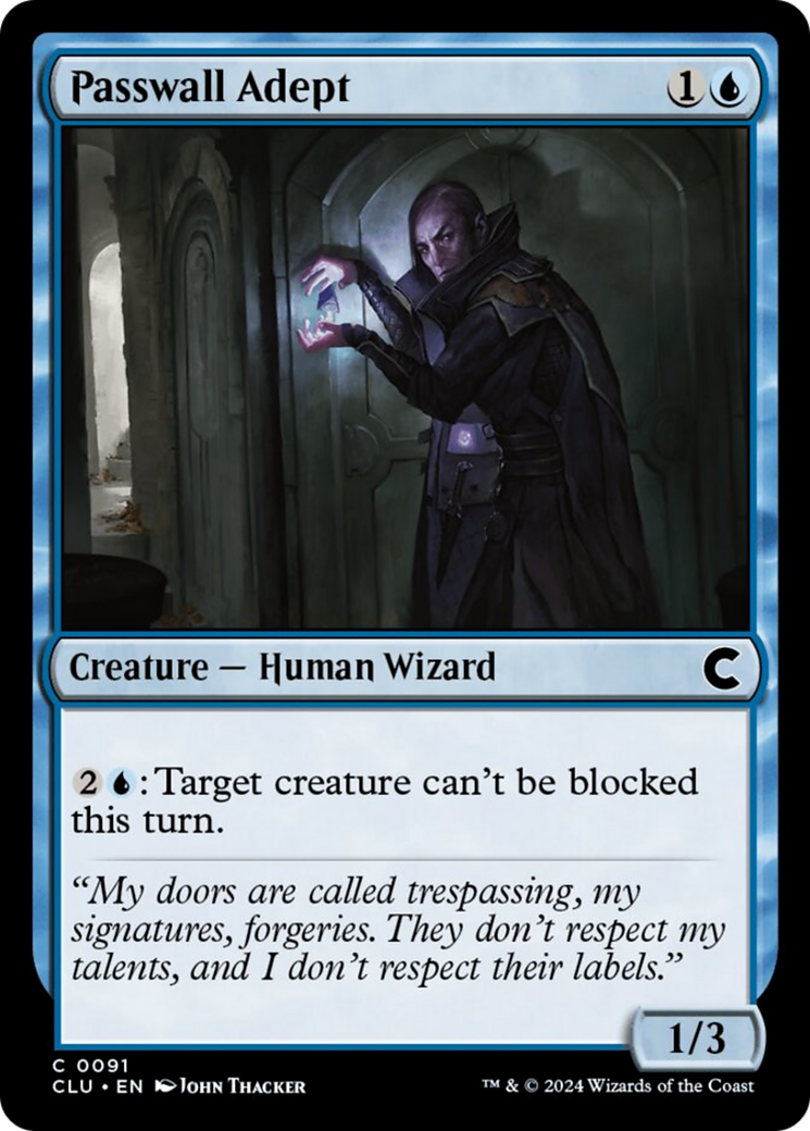Passwall Adept [Ravnica: Clue Edition] | Fandemonia Ltd