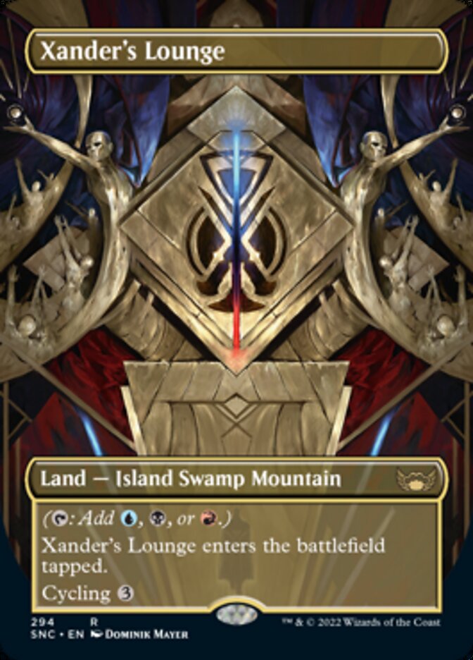 Xander's Lounge (Borderless Alternate Art) [Streets of New Capenna] | Fandemonia Ltd