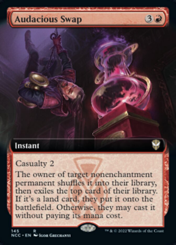 Audacious Swap (Extended Art) [Streets of New Capenna Commander] | Fandemonia Ltd