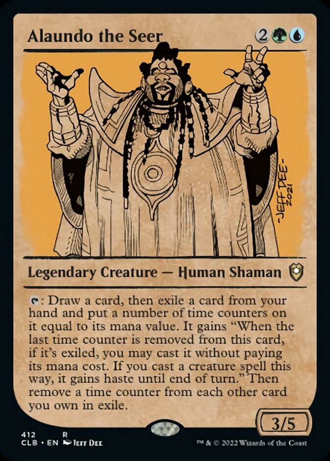 Alaundo the Seer (Showcase) [Commander Legends: Battle for Baldur's Gate] | Fandemonia Ltd