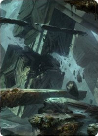 Swamp 3 Art Card [Zendikar Rising Art Series] | Fandemonia Ltd