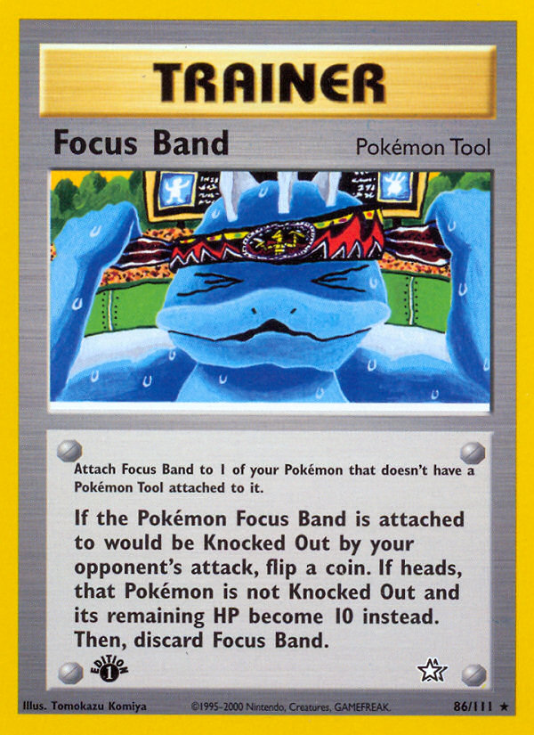 Focus Band (86/111) [Neo Genesis 1st Edition] | Fandemonia Ltd