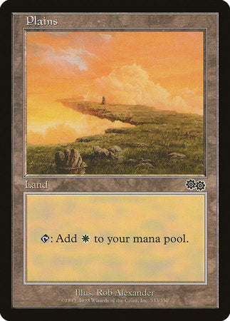 Plains (333) [Urza's Saga] | Fandemonia Ltd