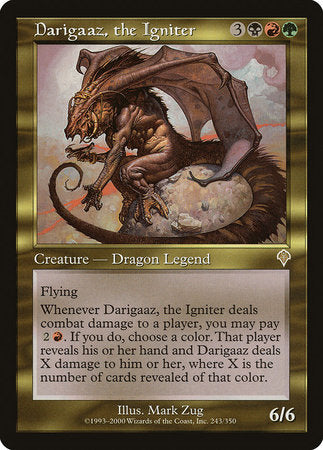 Darigaaz, the Igniter [Invasion] | Fandemonia Ltd