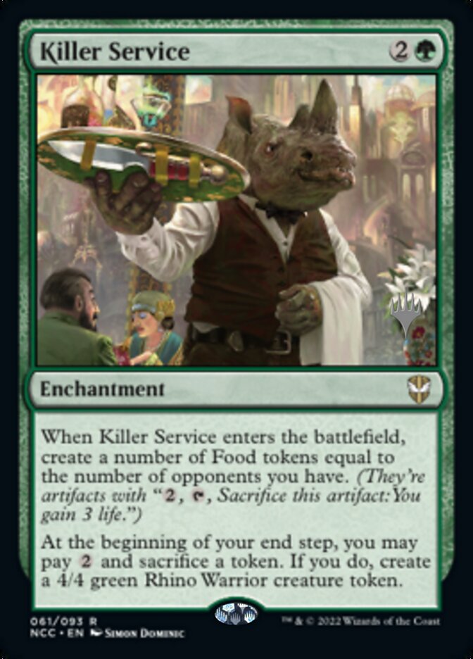 Killer Service (Promo Pack) [Streets of New Capenna Commander Promos] | Fandemonia Ltd