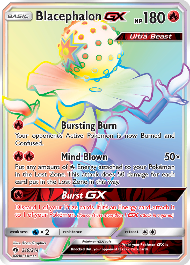 Blacephalon GX (219/214) [Sun & Moon: Lost Thunder] | Fandemonia Ltd