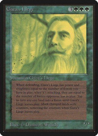 Gaea's Liege [Limited Edition Beta] | Fandemonia Ltd