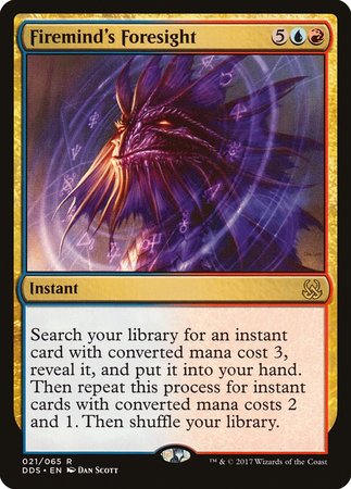 Firemind's Foresight [Duel Decks: Mind vs. Might] | Fandemonia Ltd