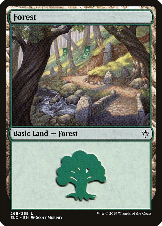 Forest (268) [Throne of Eldraine] | Fandemonia Ltd