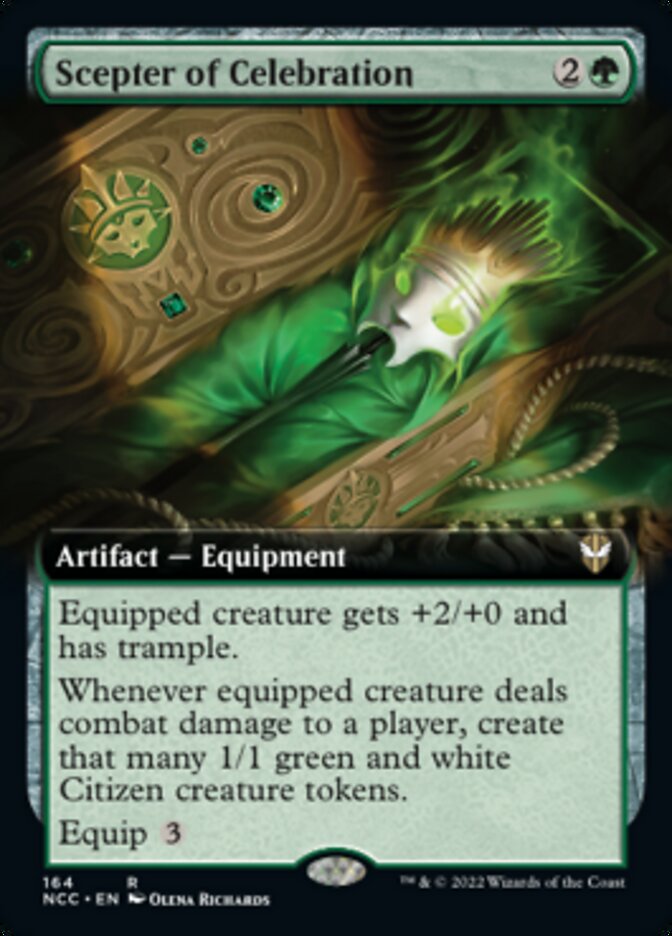 Scepter of Celebration (Extended Art) [Streets of New Capenna Commander] | Fandemonia Ltd