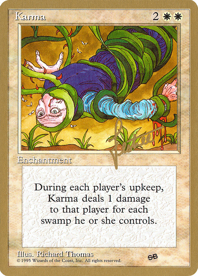 Karma (Bertrand Lestree) (SB) [Pro Tour Collector Set] | Fandemonia Ltd