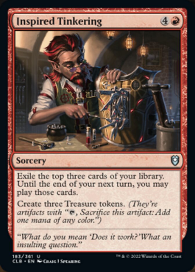 Inspired Tinkering [Commander Legends: Battle for Baldur's Gate] | Fandemonia Ltd