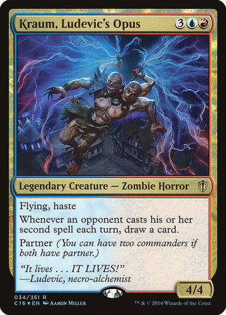 Kraum, Ludevic's Opus [Commander 2016] | Fandemonia Ltd