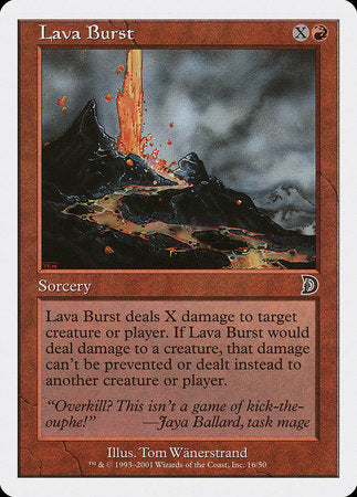 Lava Burst [Deckmasters] | Fandemonia Ltd
