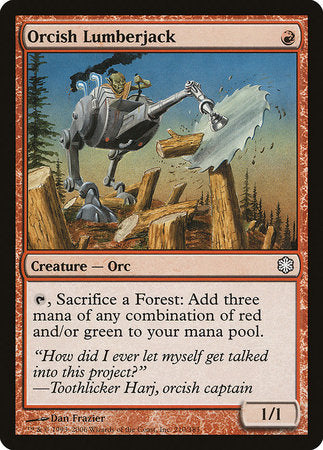 Orcish Lumberjack [Coldsnap Theme Decks] | Fandemonia Ltd