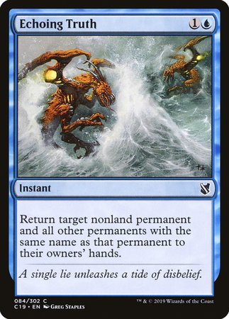 Echoing Truth [Commander 2019] | Fandemonia Ltd